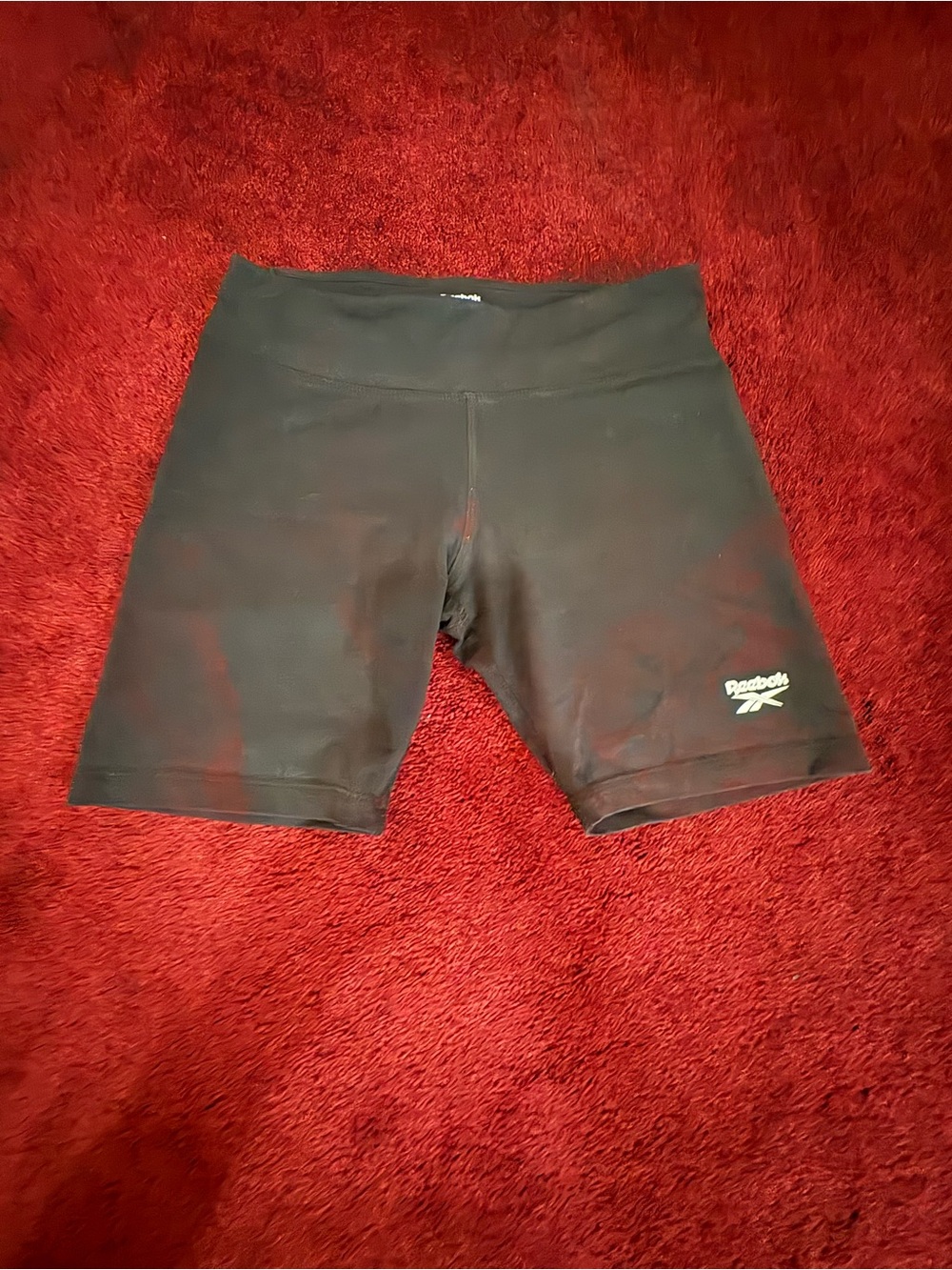 Reebok Black Women’s Performance Bike Shorts with Logo